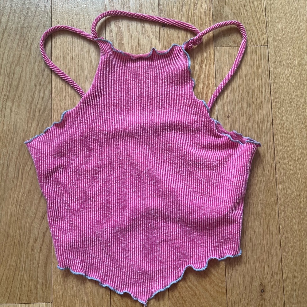 Brooklyn Karma halter scarf top